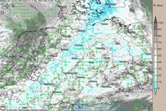 Schauerwetter und Graupelrisiko