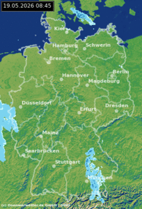 Unbest&auml;ndiger Dienstag: Gewitter im Osten, neuer Regen im Westen